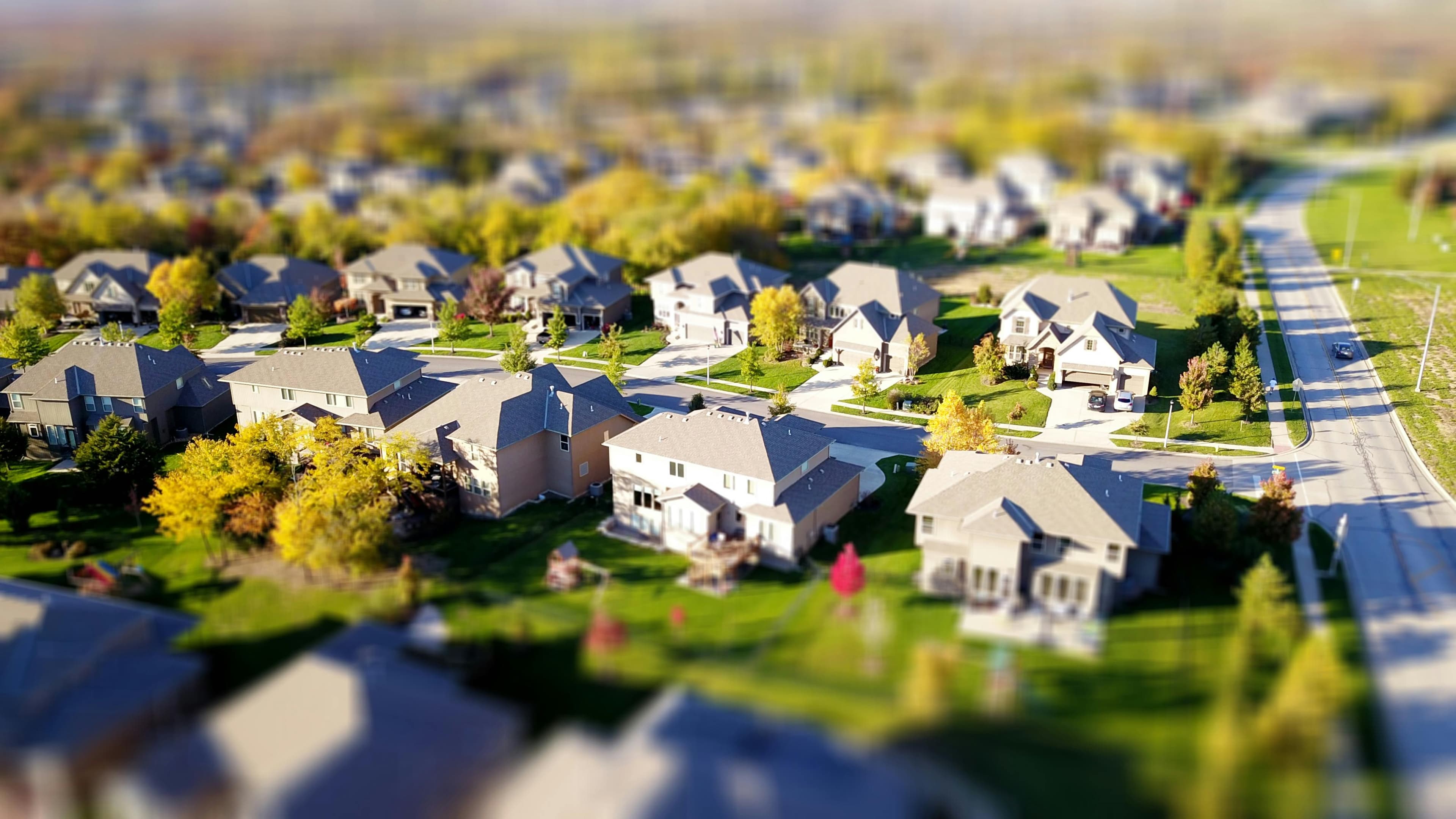 Neighborhood map background